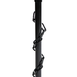 Tattoo Armsteun - Zwart IJzeren Kruis - Hoogte 65 cm - 90 cm