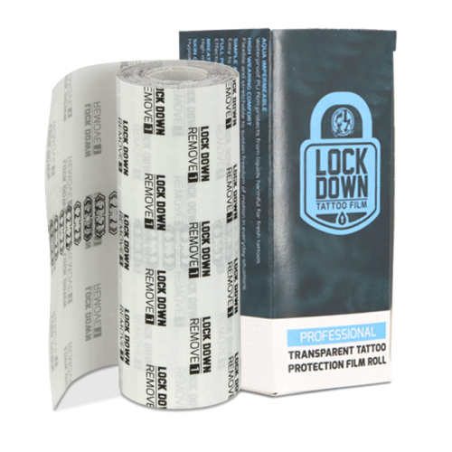 THE INKED ARMY - Lock Down - Breathable Tattoo Film - Single Roll 15 cm x 10 m