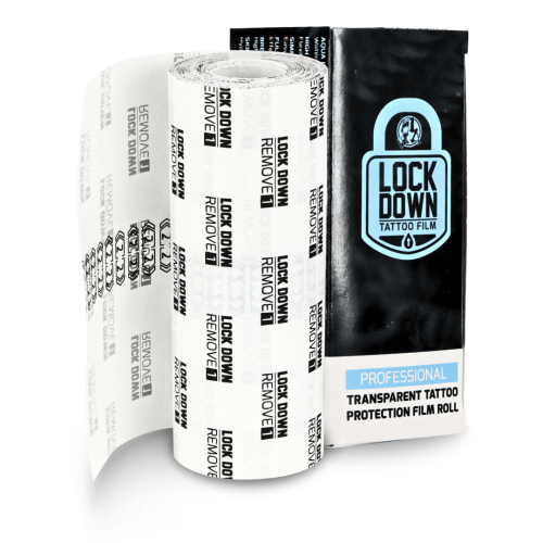 THE INKED ARMY - Lock Down - Breathable Tattoo Film - Single Roll 15 cm x 10 m