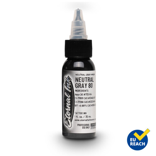 ETERNAL INK - Tatoeage Inkt - 80% Neutral Gray