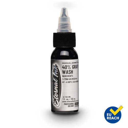 ETERNAL INK - Tatoeage Inkt - Marshall Bennett - 40% Gray Wash 60 ml