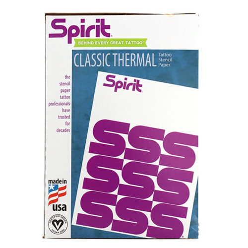 Spirit Classic Thermal Stencil Paper 8-1/2*11 - 100/box - Justat Tattoo  Supplies