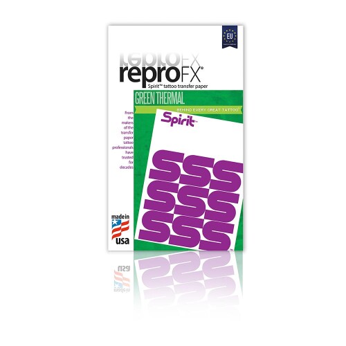 SPIRIT - Repro FX - Schablonenpapier - Green Thermal - 21,6 cm x 35,59 cm