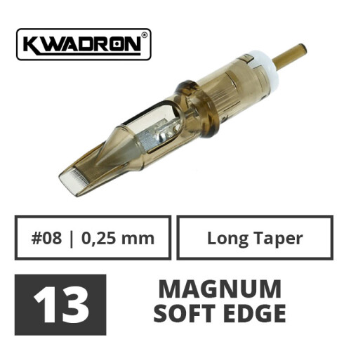 KWADRON - Sublime - Tattoo Cartridges - 13 Soft Edge Magnum - 0.25 LT