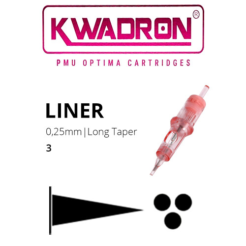 KWADRON - PMU Optima Cartridges - 3 Round Liner - 0,25 LT