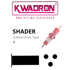 KWADRON - PMU Optima Cartridges - 3 Round Shader - 0,30 PT