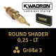 KWADRON - Needle Cartridges - 3 Round Shader - 0,25 LT