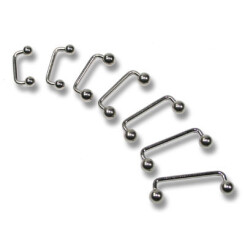 Barbell - Basic Titan - Oberflächenpiercing 1,6 mm x...