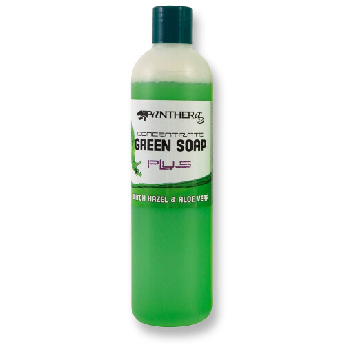 PANTHERA - Green Soap - Seifenkonzentrat mit Zaubernuss und Aloe Vera 500 ml