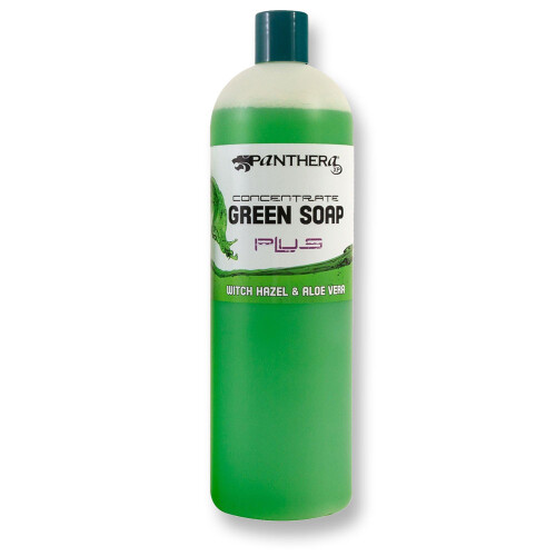 PANTHERA - Groene Zeep - Zeepconcentraat met toverhazelaar en aloe vera 1000 ml