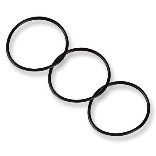 O-Ringe für Tattoomaschinen - 16 mm - Schwarz - 200 Stück