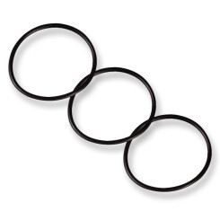 O-Rings for Tattoo Machines - 16 mm - Black - 200 pcs