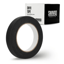 ONYX - Microporeuze Tape - 19 mm x 50 m - Zwart