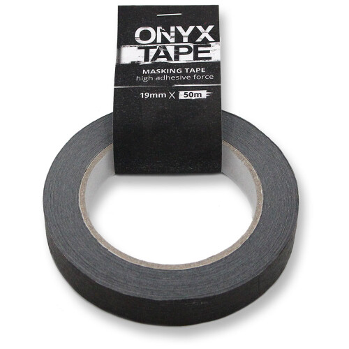 ONYX - Microporeuze Tape - 19 mm x 50 m - zwart - 5 stuks/verpakking