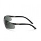 NITRAS - Veiligheidsbril - Groot gezichtsveld - Donker polycarbonaat
