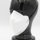 Gesichtsmaske aus zertifiziertem Filtermaterial mit ca. 400g/m², Polyester-Nadelfilz - mit auswechselbarem Gummiband - 1 Stück