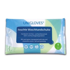 UNIGLOVES - Moist washing gloves