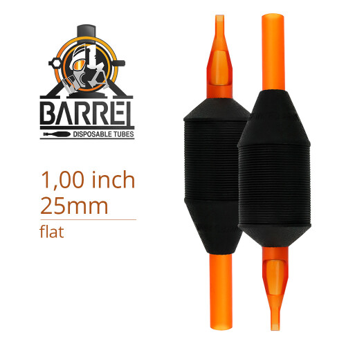 THE INKED ARMY - BARREL - Disposable Tattoo Grip - Ø 25 mm - Flat Tip