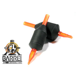 THE INKED ARMY - BARREL - Tattoo Wegwerp Grip - Ø 30 mm - Flat Tip