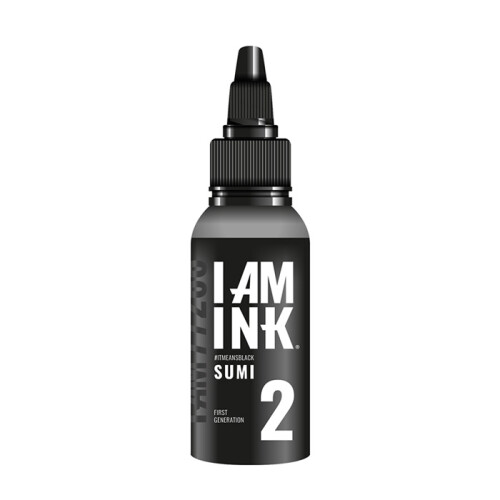 I AM INK - Tattoo Ink - # 2 Sumi - 100 ml