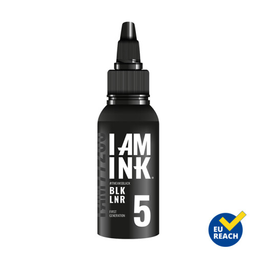 I AM INK - Tatoeage Inkt - # 5 BLK LNR