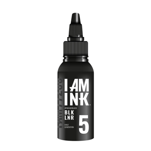 I AM INK - Tattoo Farbe - # 5 BLK LNR