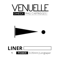 VENUELLE - Omega PMU Cartridges - 1 Power Round Liner 0.35 LT