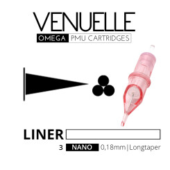 VENUELLE - Omega PMU Cartridges - 3 Nano Round Liner 0.18 LT