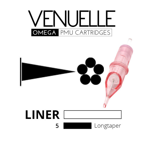 VENUELLE - Omega PMU Cartridges - 5 Ronde Liner