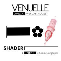 Venuelle - Omega PMU Cartridges - 5 Point Round Shader...