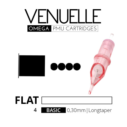 VENUELLE - Omega PMU Cartridges - 4 Basic Flat 0.30 LT
