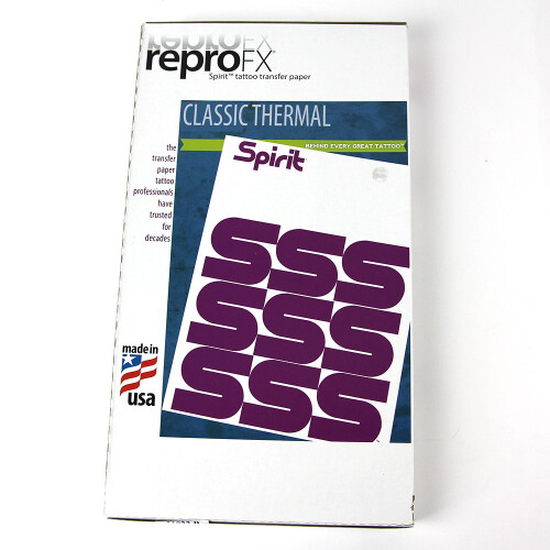 SPIRIT Tattoo - Repro FX - Stencil paper - Classic Thermal - 21,6 cm x 35,56 cm 100 Sheets per Pack
