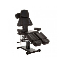 ONYX - Hydraulic Client Tattoo Chair - Black - Type 1