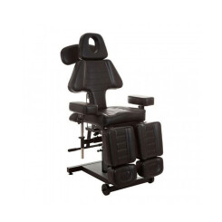 ONYX - Hydraulic Client Tattoo Chair - Black - Type 1