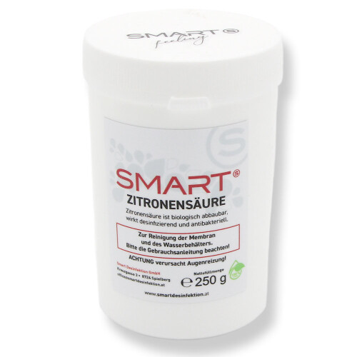 SMART - Citroenzuur voor ontsmettingsmiddelen 250 g