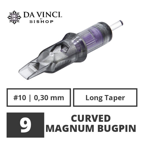 Da Vinci Cartridges - 9 Curved Magnum Bugpin - 0,30 mm LT