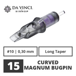 Da Vinci Cartridges - 15 Curved Magnum Bugpin - 0,30 mm LT