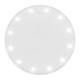 RIKI SKINNY - SUPER FINE 5x - LED Makeup Spiegel mit Tragehalterung - Selfie Funktion Weiss