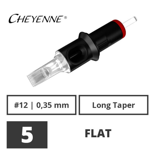 CHEYENNE - Safety Cartridges - 5 Flat - 0,35 - LT - 20 pcs