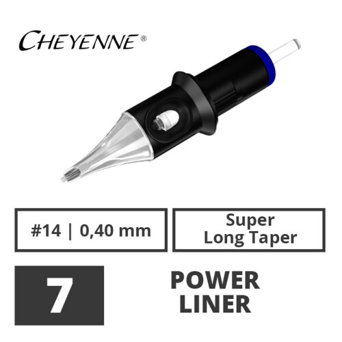 CHEYENNE - Safety Cartridges - 7 Power Liner - 0.40 - SLT - 20 st.