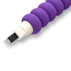 POPU - Microblading Pen mit Nadel - Foam - 0,18 mm - 14 Flat
