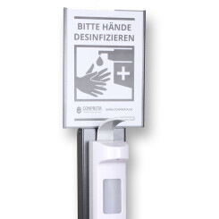 CONPROTA - Info Tafel für Manual Hygienestation