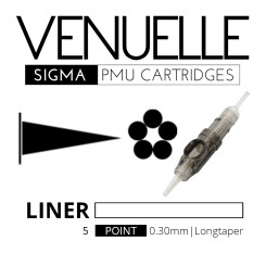 VENUELLE - Sigma PMU Cartridges - 5 Point Round Liner...