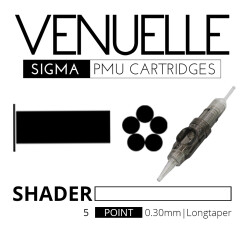 VENUELLE - Sigma Cartridges - 5 Point Round Shader 0,30 mm LT