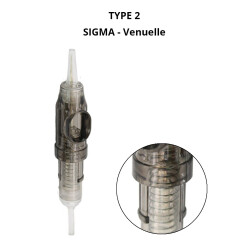VENUELLE - Sigma PMU Cartridges - 7 Point Ronde Shader 0,30 mm LT