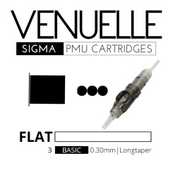 VENUELLE - Sigma Cartridges - 3 Flat 0,30 mm LT