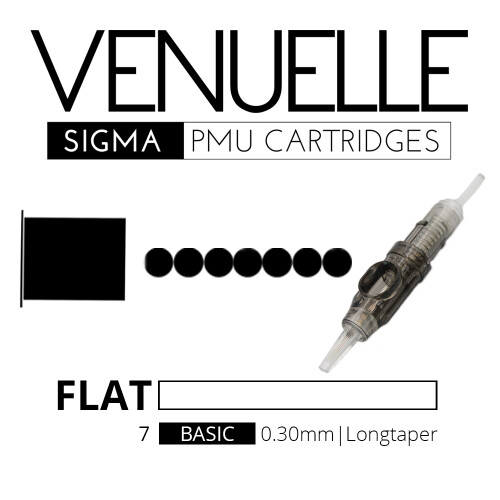 VENUELLE - Sigma Cartridges - 7 Flat 0,30 mm LT