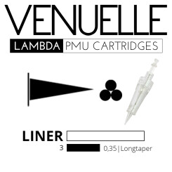 VENUELLE - Lambda Cartridges - 3 Ronde Liner 0.35