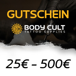 Gutschein für Body Cult Tattoo Supplies