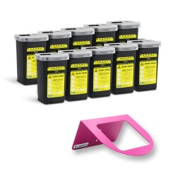 CONPROTA - BUNDLE - 10 x Nitras Sharps Container 1 L with...